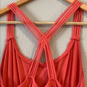 coral dress, size s/m